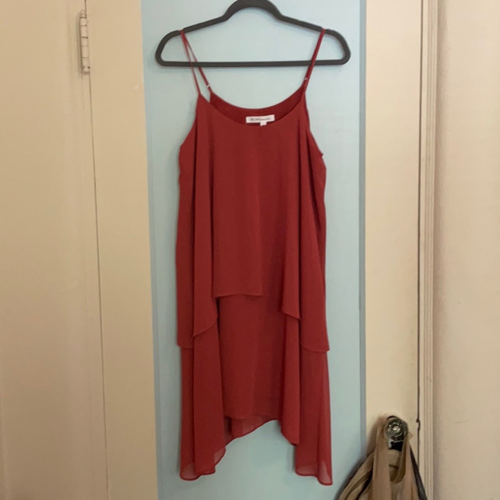 Bcbgeneration Burnt Orange/Salmon Shift Dress. Si… - image 1